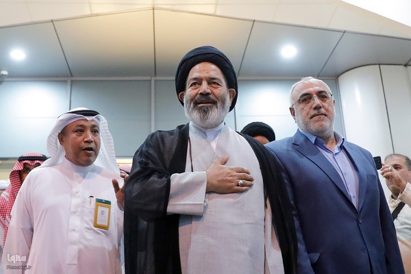 ورود سرپرست حجاج ایرانی و رئیس سازمان حج و زیارت به سرزمین وحی