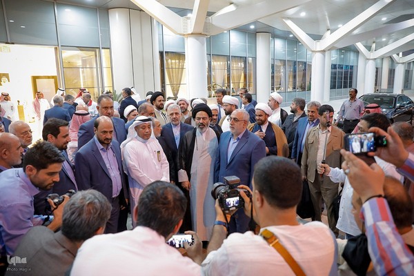 ورود سرپرست حجاج ایرانی و رئیس سازمان حج و زیارت به سرزمین وحی