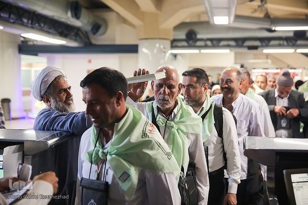 اعزام نخستین زوار حج تمتع خراسانی از فرودگاه بین‌المللی مشهد