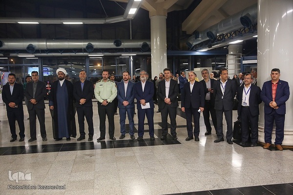 اعزام نخستین زوار حج تمتع خراسانی از فرودگاه بین‌المللی مشهد