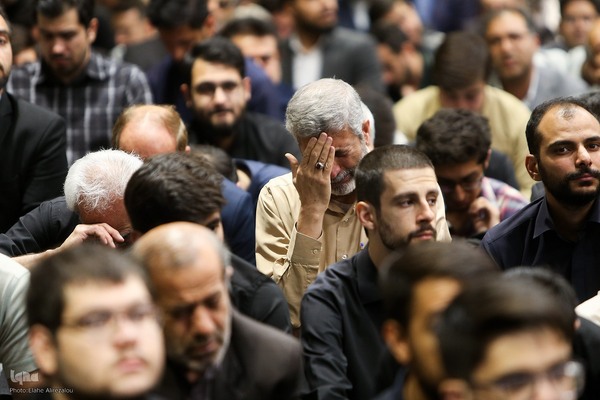 اجتماع دانشگاهیان دانشگاه‌های تهران در سوگ رییس جمهور