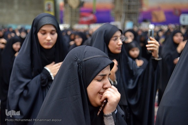 عزاداری مردم اهواز در سوگ شهادت آیت‌الله رئیسی و همراهانشان