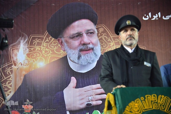 عزاداری مردم اهواز در سوگ شهادت آیت‌الله رئیسی و همراهانشان