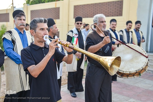 عزاداری مردم اهواز در سوگ شهادت آیت‌الله رئیسی و همراهانشان