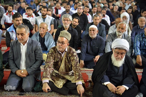 عزاداری مردم اهواز در سوگ شهادت آیت‌الله رئیسی و همراهانشان