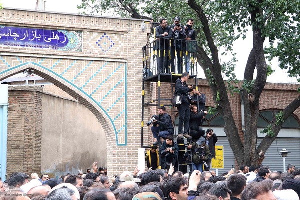 تشییع شهدای خدمت در تبریز