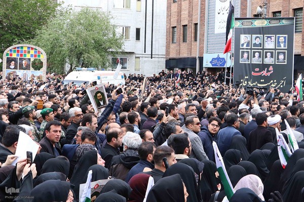 تشییع شهدای خدمت در تبریز