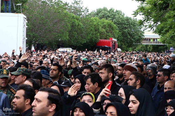 تشییع شهدای خدمت در تبریز