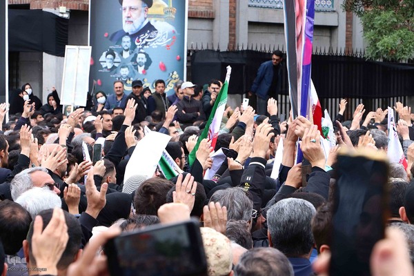 تشییع شهدای خدمت در تبریز