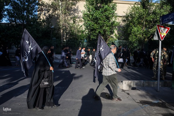 مراسم تشییع پیکرهای شهدای خدمت