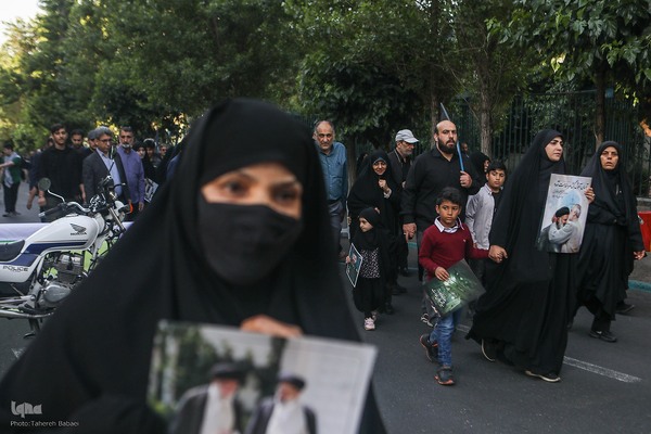 مراسم تشییع پیکرهای شهدای خدمت