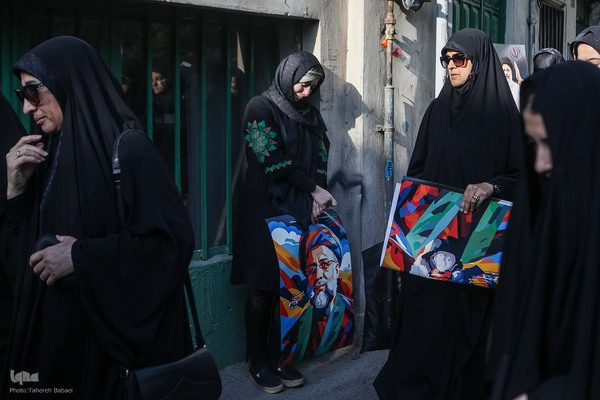 مراسم تشییع پیکرهای شهدای خدمت