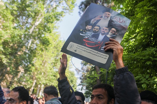 مراسم تشییع پیکرهای شهدای خدمت