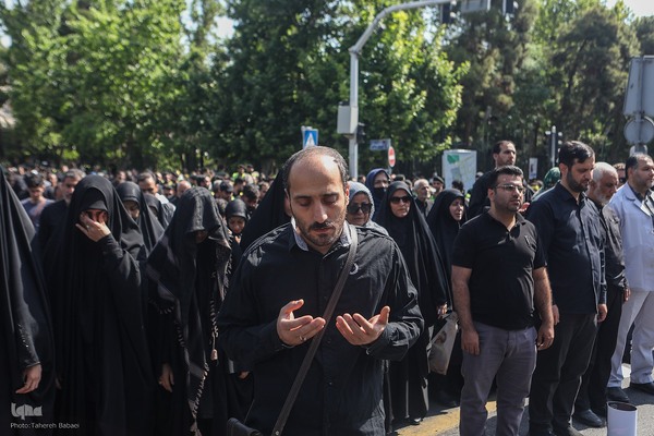 مراسم تشییع پیکرهای شهدای خدمت