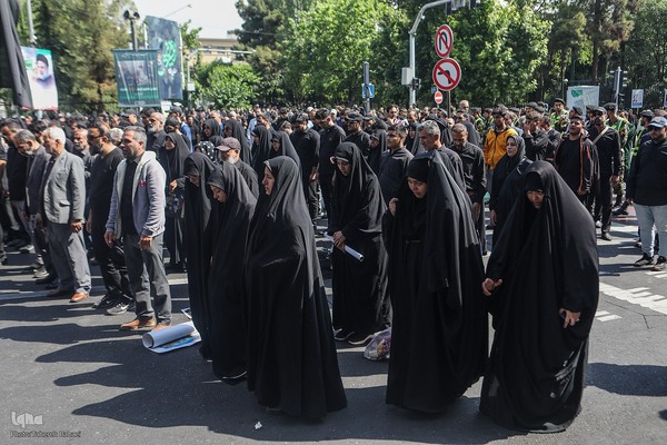 مراسم تشییع پیکرهای شهدای خدمت