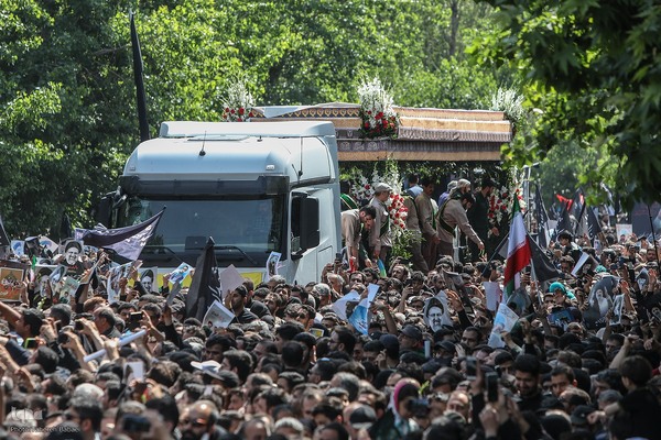 مراسم تشییع پیکرهای شهدای خدمت