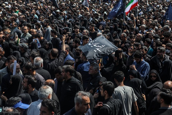 مراسم تشییع پیکرهای شهدای خدمت