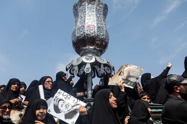 مراسم تشییع پیکرهای شهدای خدمت