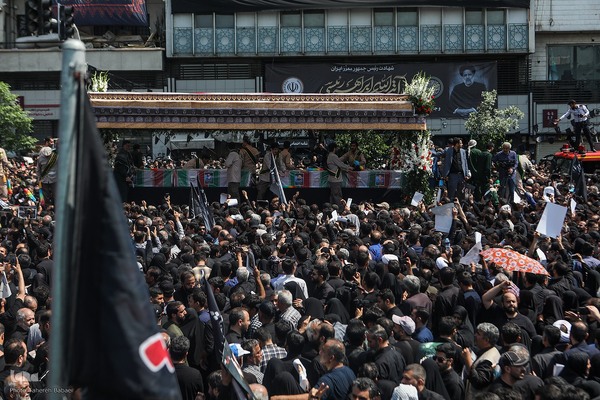 مراسم تشییع پیکرهای شهدای خدمت