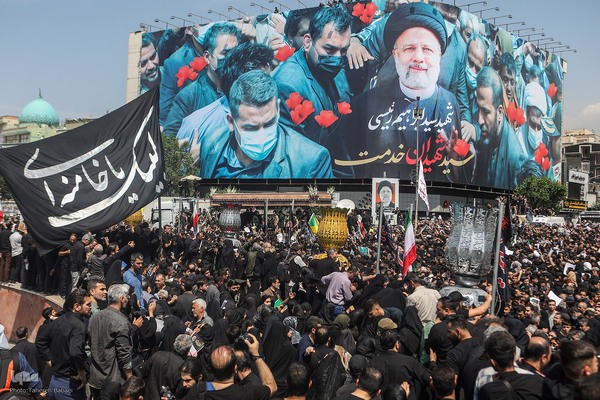 مراسم تشییع پیکرهای شهدای خدمت