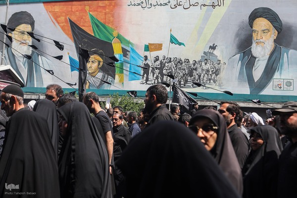 مراسم تشییع پیکرهای شهدای خدمت