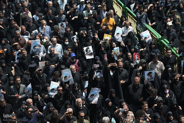 تشییع پیکر رئیس جمهور شهید در تهران (۳)