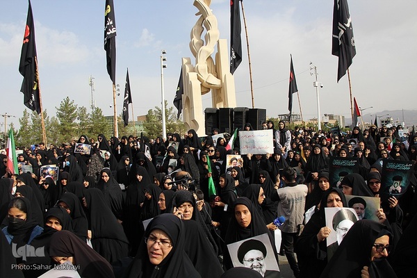 تشیع شهید آیت الله رئیسی و دو تن از همراهان در بیرجند