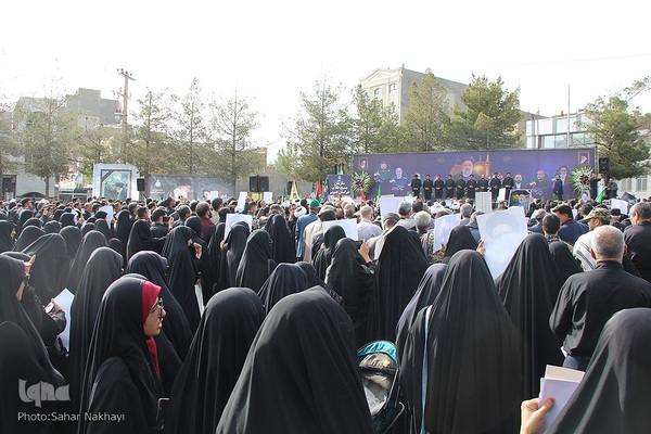 تشیع شهید آیت الله رئیسی و دو تن از همراهان در بیرجند