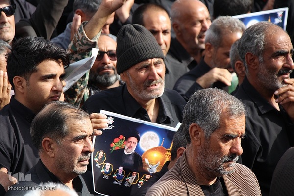 تشیع شهید آیت الله رئیسی و دو تن از همراهان در بیرجند