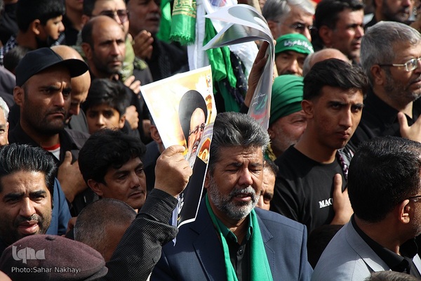 تشیع شهید آیت الله رئیسی و دو تن از همراهان در بیرجند