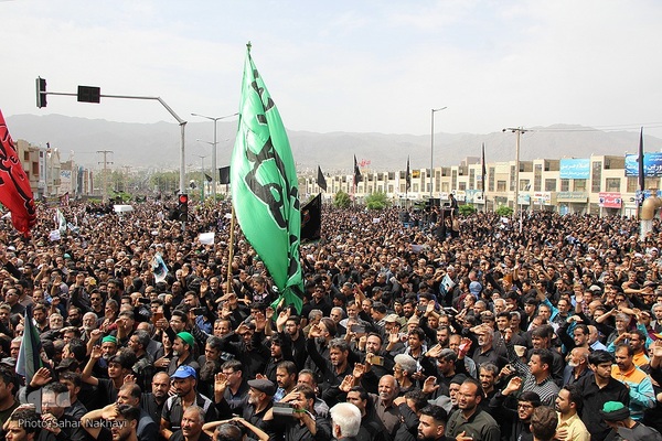 تشیع شهید آیت الله رئیسی و دو تن از همراهان در بیرجند