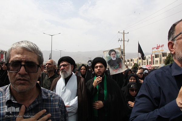 تشیع شهید آیت الله رئیسی و دو تن از همراهان در بیرجند