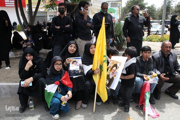 تشیع شهید آیت الله رئیسی و دو تن از همراهان در بیرجند