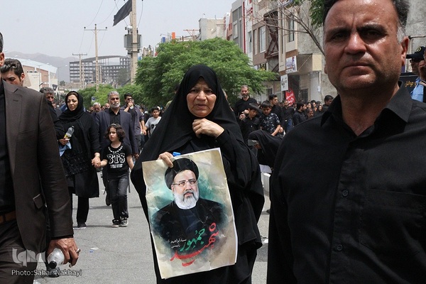 تشیع شهید آیت الله رئیسی و دو تن از همراهان در بیرجند