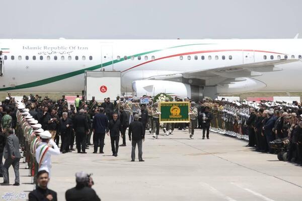 انتقال پیکر مطهر شهدای خدمت به مشهد