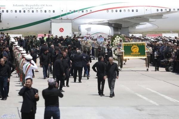 انتقال پیکر مطهر شهدای خدمت به مشهد