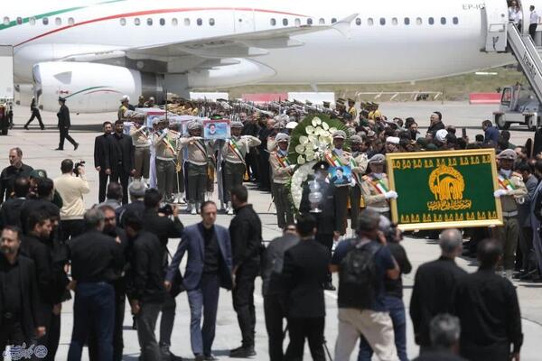 انتقال پیکر مطهر شهدای خدمت به مشهد