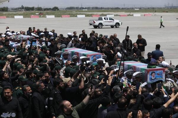 انتقال پیکر مطهر شهدای خدمت به مشهد