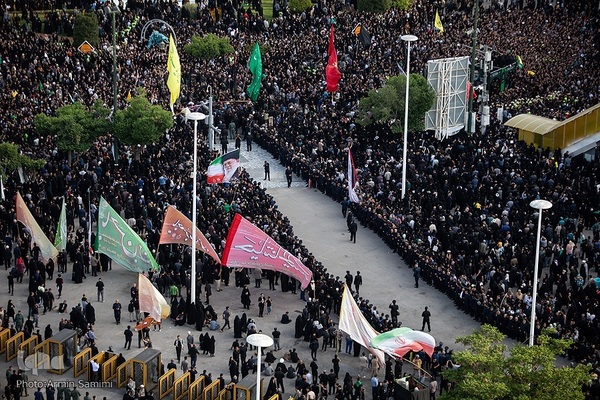 بدرقه رئیس جمهور شهید تا خانه ابدی توسط خراسانی‌ها