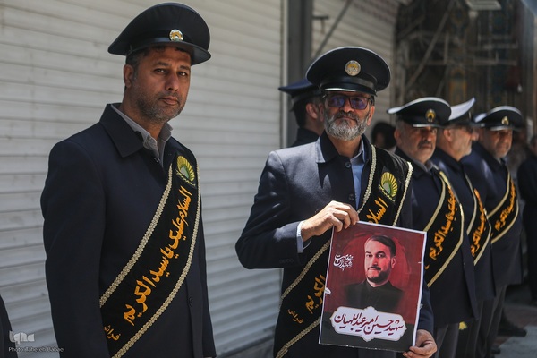 آیین تدفین و خاکسپاری پیکر شهید حسین امیرعبداللهیان