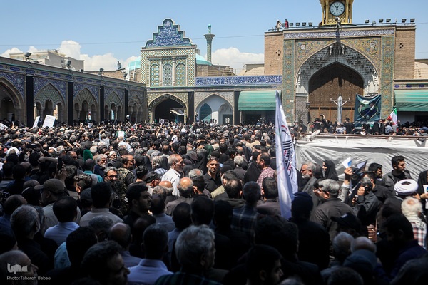 آیین تدفین و خاکسپاری پیکر شهید حسین امیرعبداللهیان