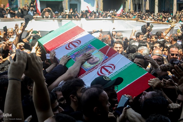 آیین تدفین و خاکسپاری پیکر شهید حسین امیرعبداللهیان