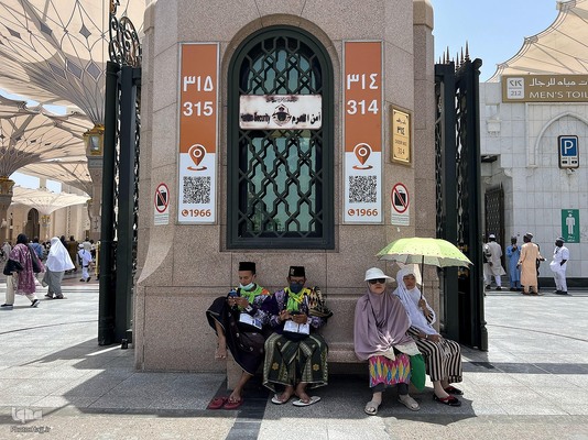 حال و هوای مسجدالنبی در ایام حج