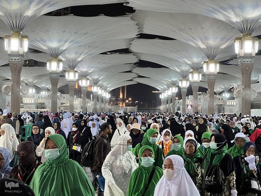 حال و هوای مسجدالنبی در ایام حج
