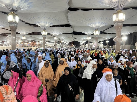 حال و هوای مسجدالنبی در ایام حج