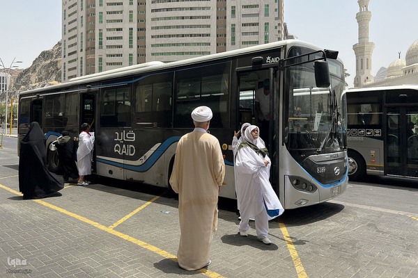 بازدید از حمل و نقل درون شهری در شهر مکه مکرمه