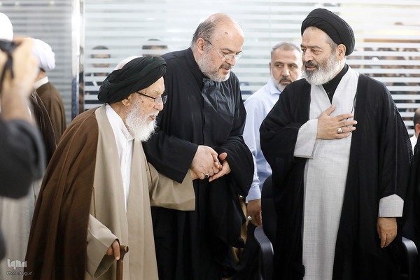 دیدار با نمایندگان مراجع تقلید درمکه