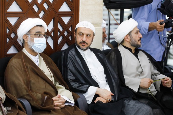 دیدار با نمایندگان مراجع تقلید درمکه