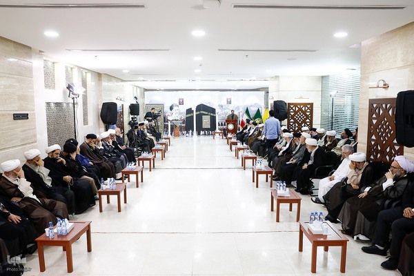 دیدار با نمایندگان مراجع تقلید درمکه