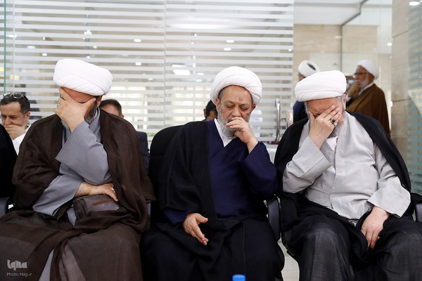 دیدار با نمایندگان مراجع تقلید درمکه